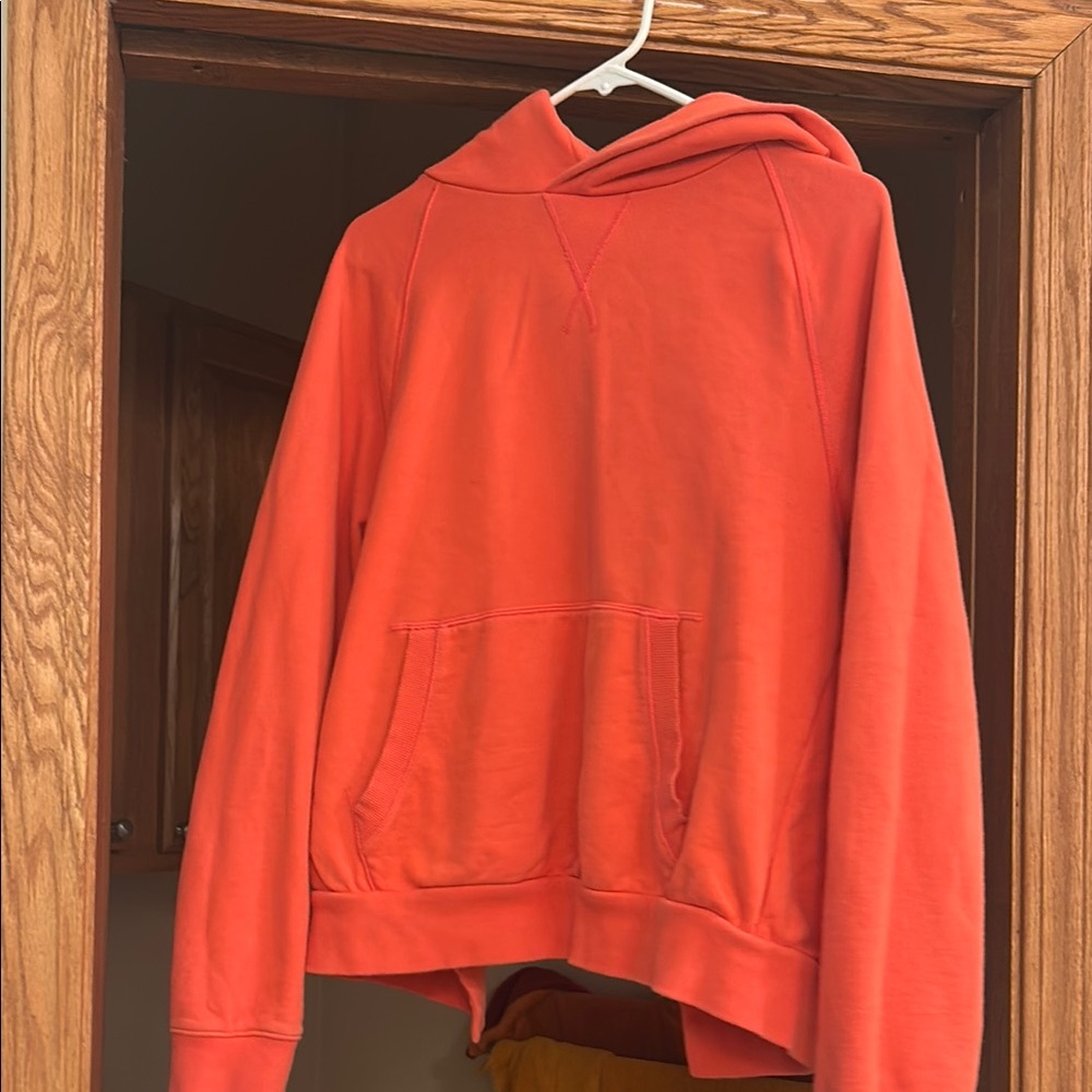 Athleta Bright Orange Hoodie